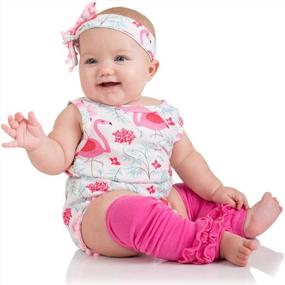 img 3 attached to 3 Pairs Of Girls Baby Leg Warmers From JuDanzy - Perfect For Newborns, Infants, Toddlers & Children!