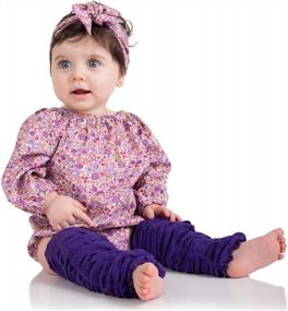 img 1 attached to 3 Pairs Of Girls Baby Leg Warmers From JuDanzy - Perfect For Newborns, Infants, Toddlers & Children!
