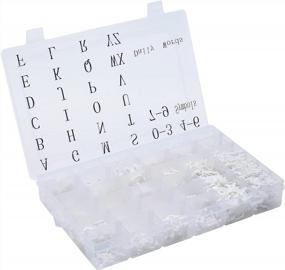 img 4 attached to 3/4 Inch Letters For Felt Letter Board, Pre-Cut 715 Pieces Including Letters,Numbers,Symbols,Daily Words With Sorting Tray For Changeable Plastic Letter Board