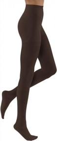 img 3 attached to Medium Espresso Closed Toe Waist-High Compression Pantyhose - JOBST UltraSheer With 15-20 MmHg Compression