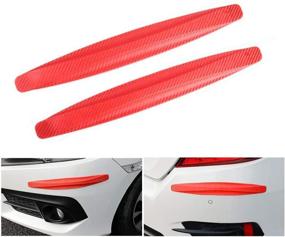 img 1 attached to Ygapuzi Car Front Rear Bumper Protector Corner Guard Anti-Collision Rubber Strips Scratch-Resistant Trim Cover For Cars SUV Pickup Trucks