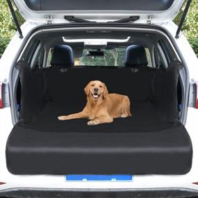 img 4 attached to Waterproof Nonslip SUV Cargo Liner With Side Flaps Hammock For Dogs, 55" X 92", Suitable For SUVs And Hatchbacks