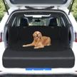 waterproof nonslip suv cargo liner with side flaps hammock for dogs, 55" x 92", suitable for suvs and hatchbacks logo