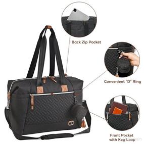 img 2 attached to 🎒 Dikaslon Diaper Bag Tote: Spacious, Stylish, and Essential for Parents on the Go - Includes Pacifier Case and Changing Pad!