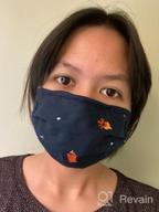 img 1 attached to Pleated Woven Fabric Face Masks From Original Penguin - Washable And Reusable review by Andargie Waiker