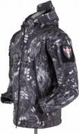invachi men military soft shell jackets tactical windproof waterproof jackets logo