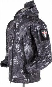 img 1 attached to INVACHI Men Military Soft Shell Jackets Tactical Windproof Waterproof Jackets