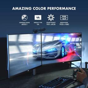 img 2 attached to VIOTEK GFV24CB 23.8-Inch Gaming Monitor with 1920x1080P, 🖥️ 165Hz Refresh Rate, Adaptive Sync, HD Display, HDMI Connectivity