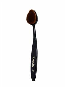 img 2 attached to IBeauty Oval Style Contour Brush - Vegan & Cruelty-Free - Black (SB 21)