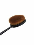 ibeauty oval style contour brush - vegan & cruelty-free - black (sb 21) logo