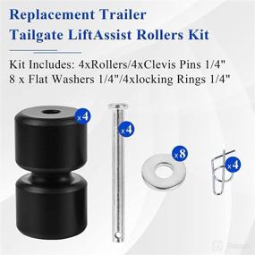 img 2 attached to Rollers Washers Replacement Trailer Assist