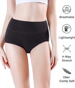 img 3 attached to Ultra-Soft High-Waisted Modal Women'S Panties By Wirarpa - Multiple Pack Options Available