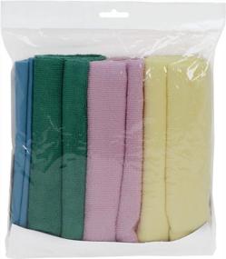 img 1 attached to 🧼 Genuine Joe GJO48261: Blue Frost Color-Coded Microfiber Cleaning Cloths – A Top Cleaning Solution