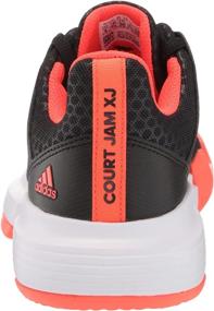 img 2 attached to Adidas Courtjam Tennis Black Unisex Girls' Shoes ~ Athletic