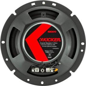 img 3 attached to 🔊 KICKER 47KSC6704 6.75 Inch KS Series Coaxial Midrange Speakers with Rubber Surrounds and Silk Dome Tweeters for Car Audio Systems, Set of 2