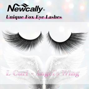 img 1 attached to 6D False Eyelashes For A Natural Look - Newcally Mink Fluffy Fox Eye Lashes Pack
