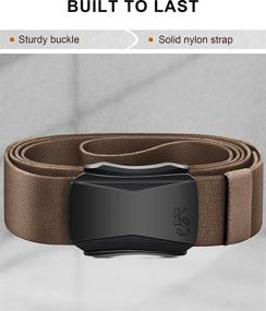 img 3 attached to Kemisant Military Tactical Stretchable Upgrated Men's Accessories - Belts