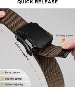 img 2 attached to Kemisant Military Tactical Stretchable Upgrated Men's Accessories - Belts