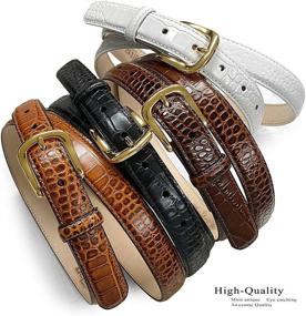 img 2 attached to A274GP Italian Calfskin Genuine Leather Women's Accessories : Belts