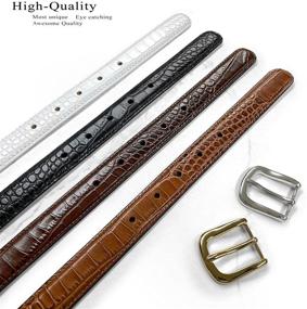 img 1 attached to A274GP Italian Calfskin Genuine Leather Women's Accessories : Belts