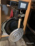 img 1 attached to Black 7 Hook Sliding Pantry Organization And Storage Adjustable Pot Racks Pan Utility Organizer Pull Out Kitchen Cabinet review by Joe Nieves