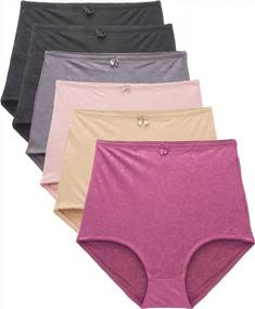 img 4 attached to Tone Your Tummy With Barbra Lingerie'S High-Waist Control Panties