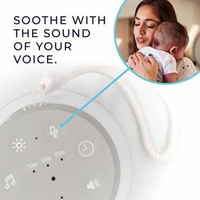img 2 attached to Yogasleep Baby Soother White Noise Machine: Voice Recording, 5 Sound Options & Night Light - Sleep Aid & Registry Gift