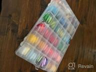 img 1 attached to 108-Piece Embroidery Floss Friendship Bracelet String Kit For Cross Stitch Threads By Looen review by Will Carey
