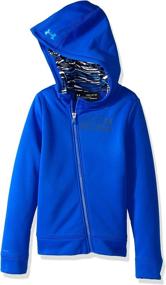 img 1 attached to Under Armour Girls Fleece Hoodie Girls' Clothing ~ Active