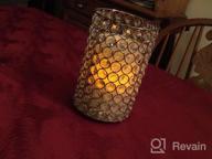 img 1 attached to Silver Decorative Flower Vase Candle Lantern - Perfect For Coffee Table Centerpieces, Anniversary/Wedding/Christmas Gifts! review by Mike Calderon