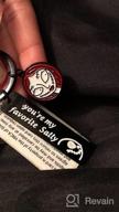 img 1 attached to 💑 Jack and Sally Keychain Set: Perfect Couples Matching Keychain Gifts for Boyfriend Girlfriend, Ideal for Christmas review by Tamara Simpson