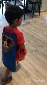 img 4 attached to Disney Boys' Mickey Mouse Super Short Sleeve Cape T-Shirt: Unleash Your Inner Superhero!