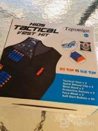 img 1 attached to Tepsmigo Kids Tactical Vest Kit With 100 Refill Darts, 2 Reload Clips, Face Tube Masks, Hand Wrist Bands And Protective Glasses - Ages 5+ review by Mike Steeg