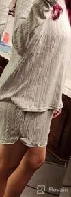 img 6 attached to Stay Cozy And Stylish With MEROKEETY Women'S Casual Cable Knit Pajama Sets