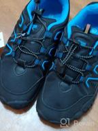 img 1 attached to ASHION Lightweight Breathable Trekking Sneakers for Boys review by Eric Amiradaki