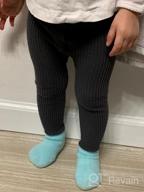 img 1 attached to CECORC Thick Cotton Baby Tights - Seamless Cable Knit Leggings For Toddler Girls - Pack Of 3/5 Infants Pantyhose Stockings review by Todd Fernandez