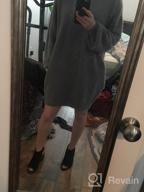 img 1 attached to Oversized Furry Crewneck Long Pullover Sweater Dress For Women By Meenew review by Ranjit Ghosh