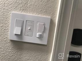 img 5 attached to Lutron MSCL-OP153M-WH Maestro LED+ Motion Sensor Dimmer Switch No Neutral Required White