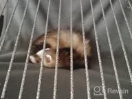 img 1 attached to Homeya Small Animal Guinea-Pig Hanging Hammocks Bed Pet Cage Hammock For Ferret Cat Rat Chinchilla Hamster Cavy Degu Gerbil Rabbit Playing Cozy Activity Fun Toy (Guinea-Pig Size) review by Gerald Barrett