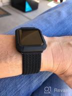 img 1 attached to Trendy And Durable Rubber Apple Watch Bands In Various Colors And Sizes For Series 5 4 3 2 1 review by Jeff Drollinger