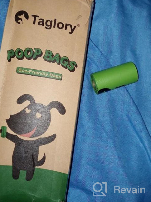 img 1 attached to Taglory Dog Poop Bag, 12 Rolls/ 180 Count Biodegradable Poop Bags For Dogs, Compostable Pet Waste Bags, Leak Proof, Lavender-Scented, 9 X 13 Inches review by Robert Corral