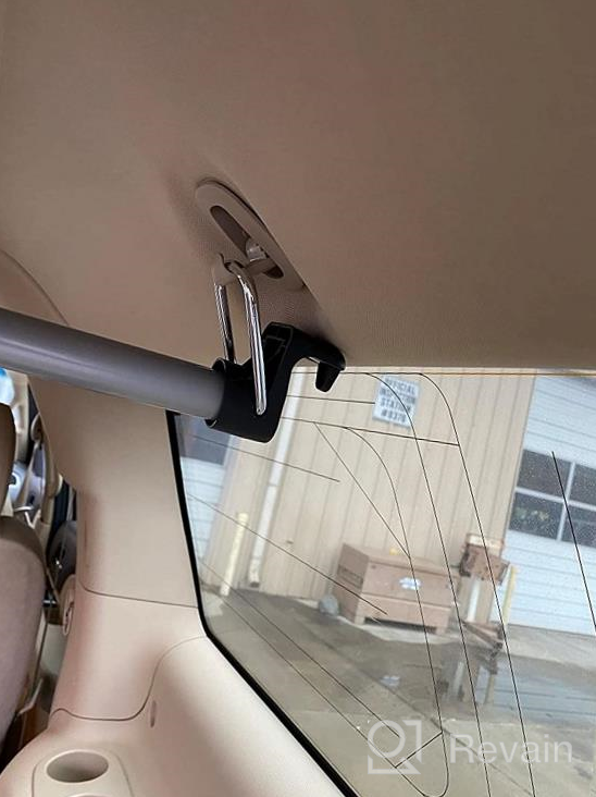 img 1 attached to Travel In Style With Zone Tech'S Premium Quality Expandable Clothes Hanger Bar - Perfect For Your Car, Truck Or SUV review by Kaushik Hall