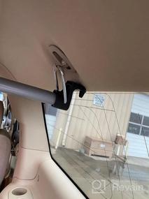 img 5 attached to Travel In Style With Zone Tech'S Premium Quality Expandable Clothes Hanger Bar - Perfect For Your Car, Truck Or SUV