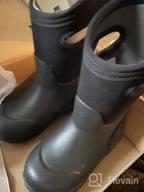 img 1 attached to BOGS Unisex-Child York Boys and Girls Waterproof Winter Rain Boot: Insulated Rubber & Neoprene review by Patrick Pearson
