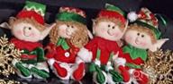 img 1 attached to Set Of 4 Flexible Christmas Elves Plush Dolls - 12-Inch Adorable Holiday Ornaments For Xmas Tree Decoration, Parties, And Santa Character Displays review by Joseph Quade