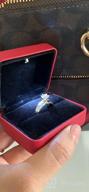 картинка 1 прикреплена к отзыву Engagement Ring Box With LED Light - Naimo Jewelry Gift Box In Square Purple Design от Thomas Drew