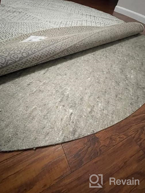 img 1 attached to RUGPADUSA - Dual Surface - 7'X10' - 3/8" Thick - Felt + Rubber - Enhanced Non-Slip Rug Pad - Adds Comfort And Protection - For Hard Surface Floors review by Eric Trask