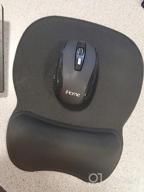 img 1 attached to Experience Comfort And Pain Relief With MROCO Ergonomic Gel Mouse Pad With Wrist Support - Perfect For Office And Home Use review by Brett Blazis