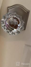 img 6 attached to Satin Brass Privacy Gold Door Knob Lock Interior Glass Door Knobs For Bathroom Bedroom - CLCTK Premium