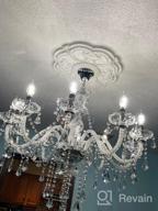 img 1 attached to Ridgeyard Crystal Chandelier - 10 Elegant Lights For A Luxury Living Room review by Yoganand Stradley